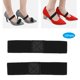 thumbnail image 5 of 10 pares de cordones de zapatos de tacón alto, zapatos elásticos elegantes para mujer, correa de encaje anticaída (negro), 5 of 8