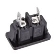 thumbnail image 3 of Unique Bargains Panel Mount Plug Adapter 250V AC 2.5A C8 2Pins Inlet Module Plug Straight, 3 of 3