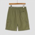 thumbnail image 4 of KPOPLK Boys Shorts Kids Athletic Shorts Teen Casual Summer Bermuda Shorts Drawstring Joggers with Pockets for 5-14Y AG 11-12 Years, 4 of 9