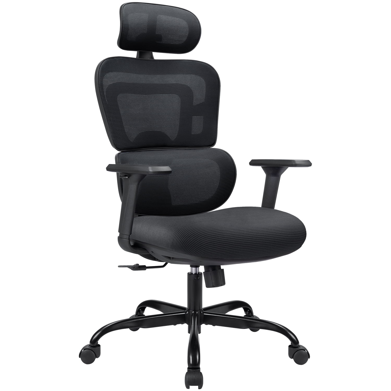 Ergonomic Mesh Office Desk Operator Chair Swivel PC Computer Office Chairs Black 