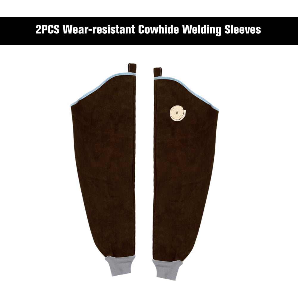 Welding Welder Arm Protector Cowhide Sleeves Heat Resistant Protection Equipment