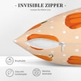 thumbnail image 5 of Square Throw Pillow Covers with Core, Cartoon Pumpkin Seaso Pillows for Sofa Beds, 18"x18", 5 of 9