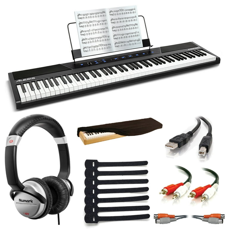 Alesis Concert 88-Key Digital Piano with Essentials Bundle