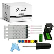 F-ink 6 in 1 Ink Refill Tools Compatible for Hp Inkjet Ink Cartridges 662XL 664XL 60XL 61XL 62XL 63XL 64XL 65XL 92XL