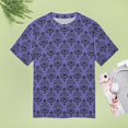 thumbnail image 5 of Haunted Mansion Lotus Leaf Neck T-Shirt Long Sleeve Women'S T Shirt Elegant Fashion Tops & Tees, 5 of 8
