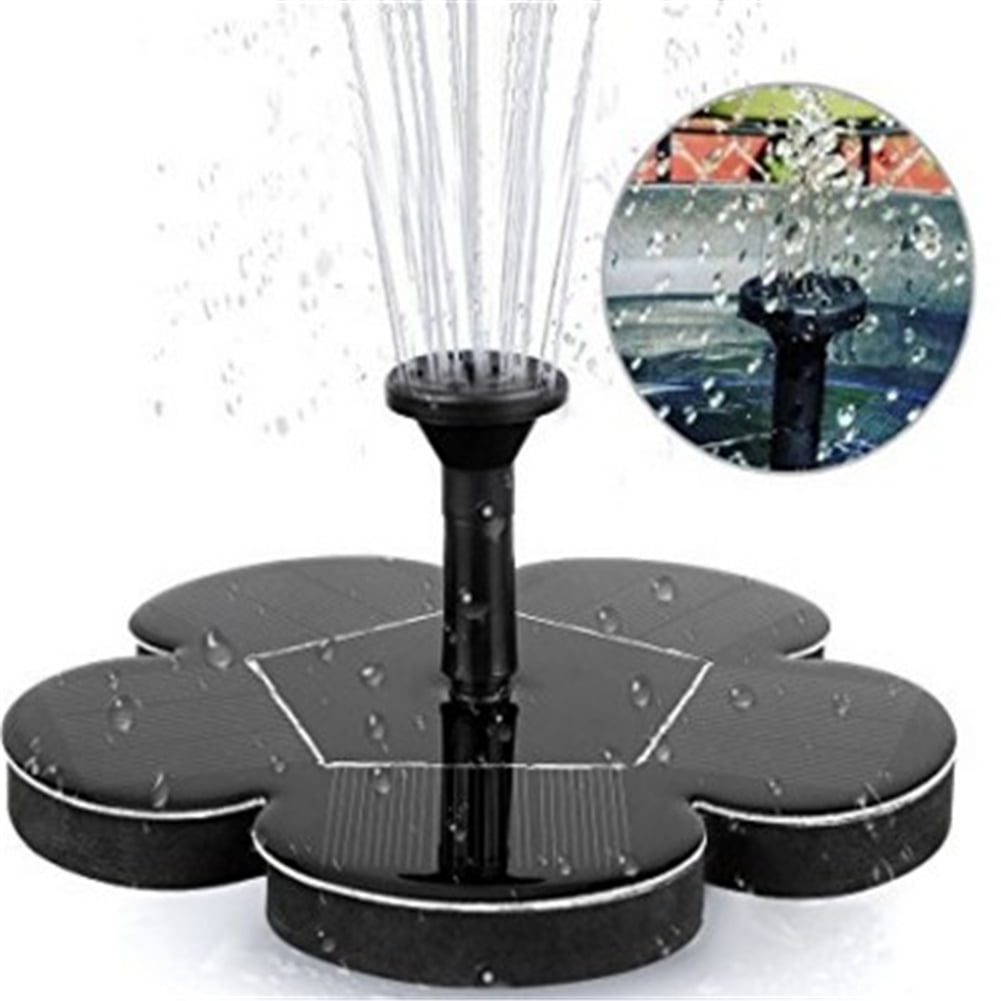 Solar Powered BirdBath Fountain for Birdbath Floating Water Pumps Kit Fountains for Garden... by