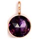 thumbnail image 1 of Sonducket Piedra de nacimiento, joyería redonda de oro rosa, accesorios hechos a mano DIY, collar de gota, llaveros, colgantes de recuerdo, Ropa, zapatos y accesorios Miscelánea Morado oscuro, 1 of 6