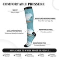 thumbnail image 3 of Bixox Bathtub with Soap Bubbles Print Compression Socks,Compression Socks Women & Men Circulation for Medical,Running,Athletic, 3 of 7
