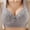 Gray, variant on Joau Plus Size Wire Free Bras for Women, Comfort Push Up Bra Full-Coverage Wireless Bras Lightly Lined Breathable Bralettes Non-Adjustable Lingerie Everyday Underwear