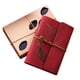 thumbnail image 5 of Libreta genérica con diseño de página en blanco, encuadernada en cuero, de hojas sueltas, portátil, de viaje, de registro comercial, 5 of 6