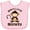 AD-Pink, variant on Inktastic Mimi Little Monkey Grandchild Boys or Girls Baby Bib