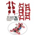 thumbnail image 3 of Kits de Metal de Actualización de Orugas RC Soporte de Eje C Oscilante Delantero y Trasero 1/12 para Wltoy 12416 124017 1124018 Rojo Perfecl, 3 of 7