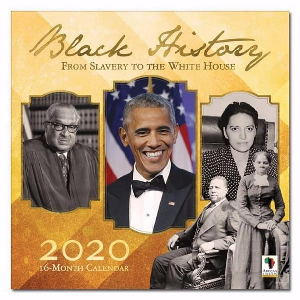 African American Expressions 158445 Black History Wall 2020 Calendar