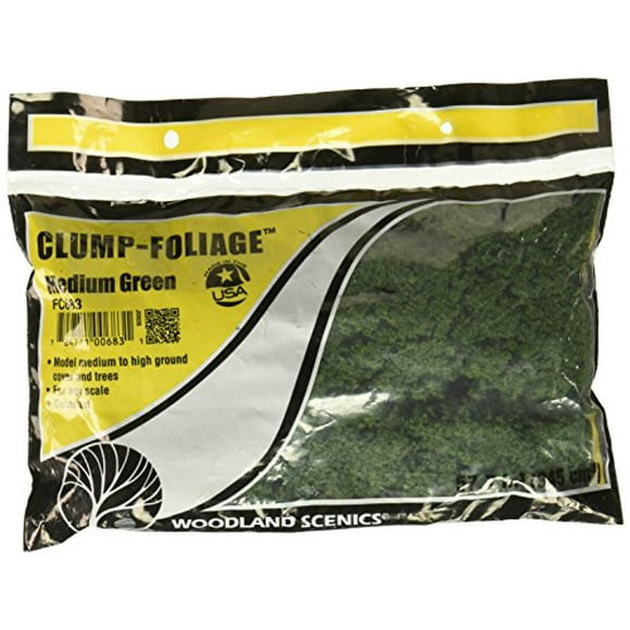Clump Foliage 57.7 Cubic Inches-Medium Green