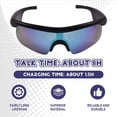 thumbnail image 4 of Gafas Inteligentes Deportivas Bluetooth G120 Resistentes Al Agua y Al Sudor para Escuchar Música y Hacer Llamadas Mientras Practicas Ciclismo., 4 of 9