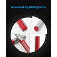 thumbnail image 4 of Amdohai 1 PCS 1/2'' Shank Flush Trim Router Bit Carving Woodworking Milling Cutter Tools, 4 of 7