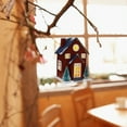 thumbnail image 5 of Christmas Village House Decor - PVC Miniature Holiday House Ornament - 5.12x3.94in Multicolor Resin Christmas Decoration for Tabletop, Shelf, or Gift, 5 of 6