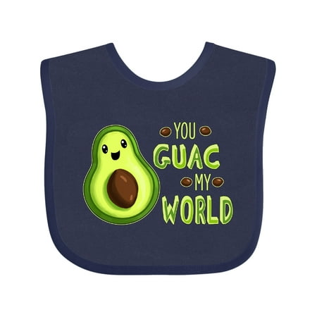 

Inktastic You Guac My World with Cute Avocado Gift Baby Boy or Baby Girl Bib