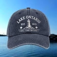 thumbnail image 5 of Unisex Retro Lake Ontario Baseball Cap - Vintage Graphic Trucker Hat with Classic Fit Design, 5 of 5