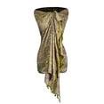 thumbnail image 1 of Peach Couture Châle Jacquard Cachemire Réversible Ravissant pour Femme Pashmina, 1 of 1