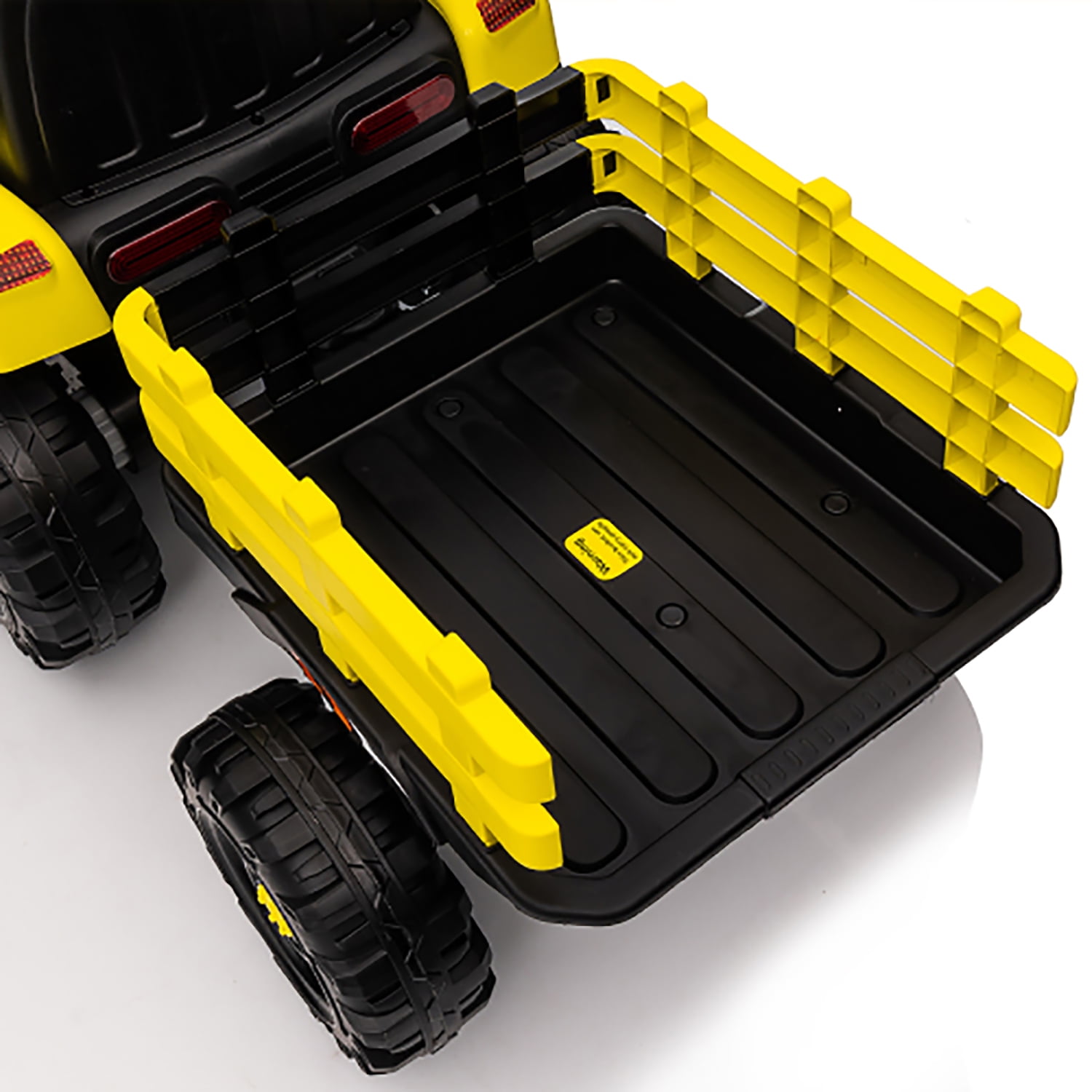 Kadyn 12V Ride on Tractor with Trailer, Battery Powered Electric Tractor Toy w/Remote Control, Kids Electric Ride On for Kids, Yellow Kadyn 12V Ride on Tractor with Trailer, Battery Powered Electric Tractor Toy w/Remote Control, Kids Electric Ride On for Kids, Yellow