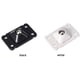 thumbnail image 5 of 4 poleas universales autoadhesivas de acero inoxidable (negro) Wdftyju Libre de BPA, 5 of 9