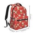 thumbnail image 2 of Gaeub Japanese Maneki Cats Ergonomic Lightweight Laptop Backpack - Multiple Pockets for School, Work, Travel, Outdoor Activities -One Size, 2 of 5