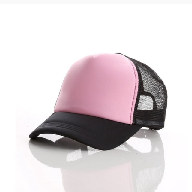 40 Colors Factory Price! Free Custom Logo Baseball Cap Trucker Hat 100% Polyester Hats Blank Mesh Cap Men Women GorrasNo logo&55-58cm Adult Gao Jinjia LED