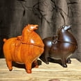thumbnail image 2 of Ebony "Mountain of Wealth" Ornament - A luxurious and high-end decoration for living rooms and offices, suitable as a housewarming or business opening gift., 2 of 3