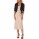 thumbnail image 2 of INSPIRE CHIC Chaqueta Bolero Ligera de Manga Corta con Volantes de Encaje Floral para Mujeres en Negro, 2 of 5