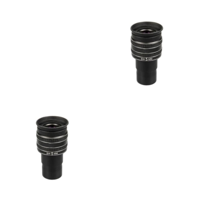 Cateissary nuevos mundos con telescopio astronómico portátil Ocular planetario Grado Gran angular 5MM 5MM 2Conjunto