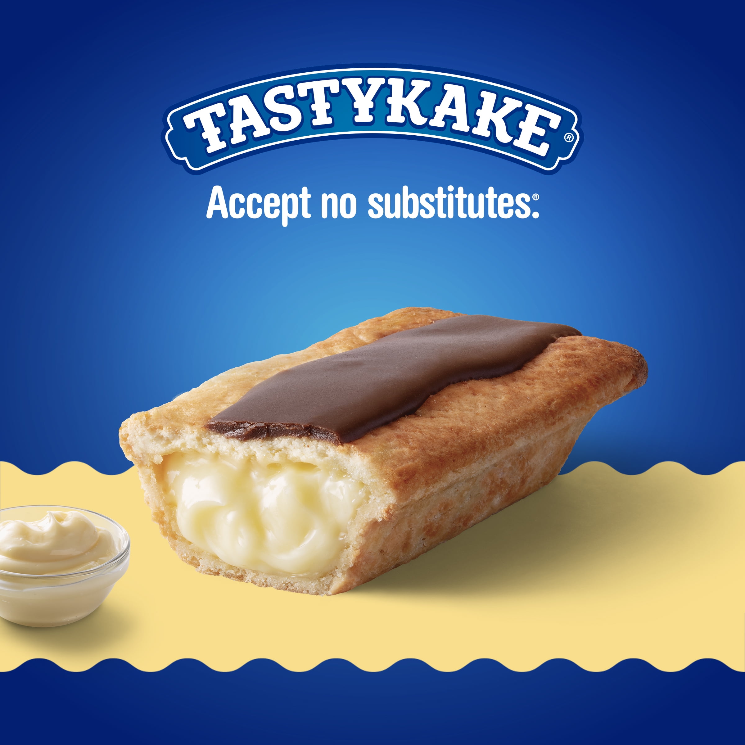 Tastykake Baked Tasty Klair, Chocolate Iced Pie, 4 ounces