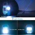 thumbnail image 6 of ICQOVD Solar Portable COB Work Light USB Rechargeable Camping Lantern Flashlight for Tent Emergency and Outdoor Use, 6 of 8
