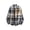 Black, variant on Cmfcve Men's and Big Men's Long Sleeve Plaid Shirts Fashion Casual Loose Fit Button Down Shirts