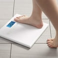 thumbnail image 4 of InstaTrack Digital Bathroom Scale in High Gloss Sleek White Design with Extra Large Blue Backlight Display, Accurately Measures up to 440 Pounds, 4 of 5