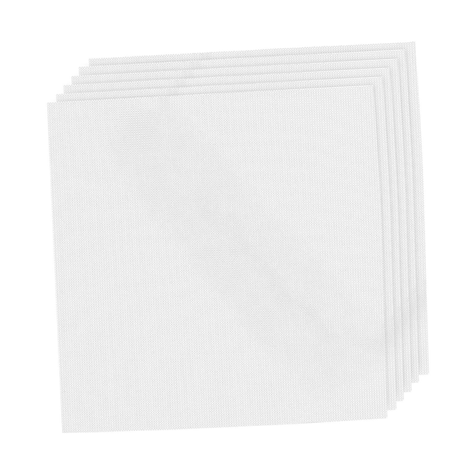 Reusable Steamer Mesh Pad Square Pastry Accessories Easy to Clean 14 inch x 14 inch Steaming Sheets Silicone Steamer Liners 6pcs