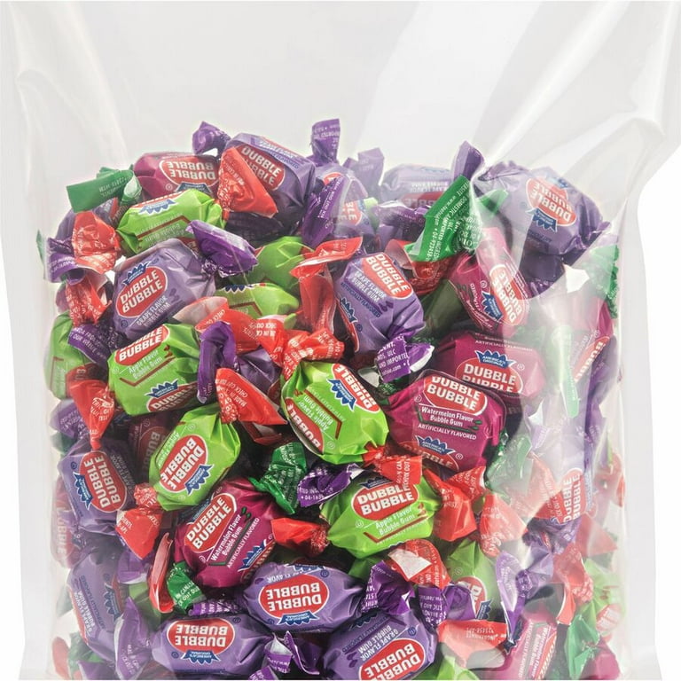 Penny Candy Dubble Bubble Gum - Grape, Watermelon, Apple - Individually Wrapped - 2.50 lb - 1 Bag Penny Candy Dubble Bubble Gum - Grape, Watermelon, Apple - Individually Wrapped - 2.50 lb - 1 Bag