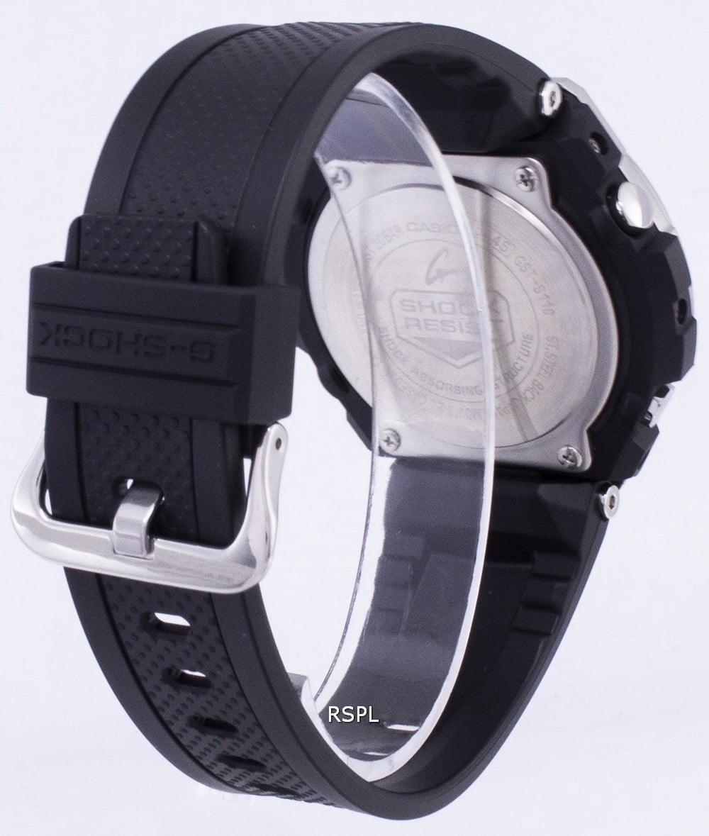 Men's G-Shock GSTS110-1A Black Stainless-Steel Quartz Watch