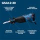 thumbnail image 2 of Sierra recíproca Bosch GSA12-30 con cable, 12 A, 30 cm, carrera, 2 of 9