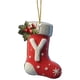 thumbnail image 2 of 26 Letters Acrylic Christmas Stocking Ornaments Style Hanging Decor For Christmas Tree Festive Holiday Gift, 2 of 4