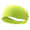 thumbnail image 3 of Frente Sweatband Antideslizante Transpirable para Hombres Mujeres (Amarillo Fluorescente), 3 of 6