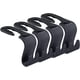 thumbnail image 1 of Ganchos para coche, soporte para bolsos en el asiento trasero (juego de 4, negro), 1 of 5