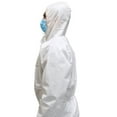 thumbnail image 4 of ITFABS Adults Polypropylene Waterproof Disposable Protective Isolation Suit, 4 of 8