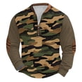 thumbnail image 2 of Blusas y camisas de manga larga con cuello redondo para hombre, sudadera con capucha de cuello redondo con cremallera y estampado, sudaderas de manga larga, blusa de poliéster para hombre, 2 of 4