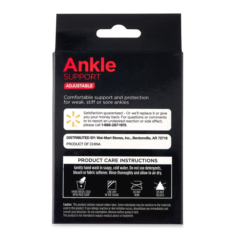 Equate Adjustable Ankle Brace Support, One Size photo 3