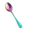 thumbnail image 5 of 3x Cubiertos de material acero inoxidable Vajilla Sopa Cucharas Vajilla, Durable, 5 Pulgadas perfecl Cuchara de sopa, 5 of 5
