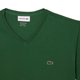 thumbnail image 4 of Remera Lacoste para Hombre de Manga Corta con Cuello en V de Algodón Pima Verde, 4 of 4
