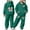 Dark Green, variant on Girls Casual Tracksuit Sweatsuits with Bow Print Design Hoodie Jogger Pants Outfit Clothes