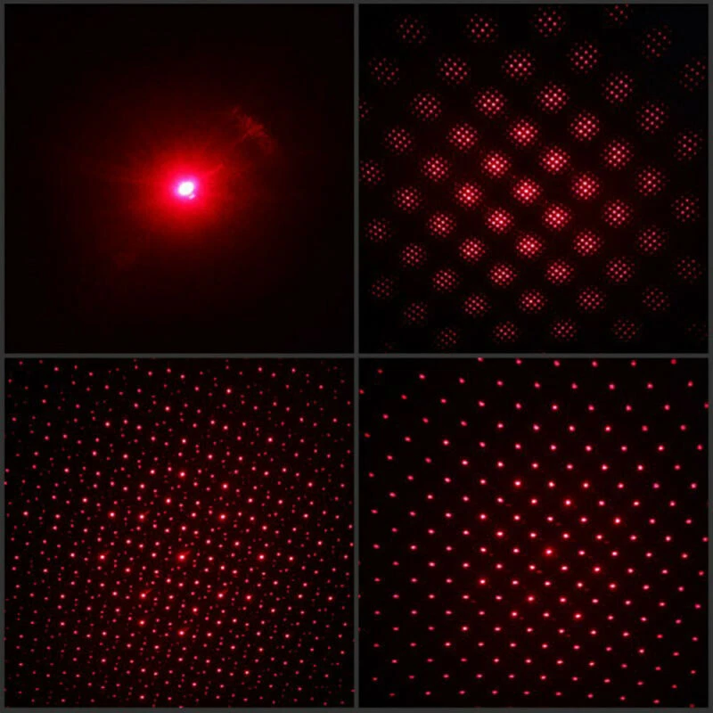 BUTTERFLY- 2Pcs Red Laserpointer Pen 650Nm Beam Light Lazer Pen Usb Rechargeable