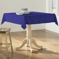 thumbnail image 2 of LA Linen Polyester Poplin Square Tablecloth, 58 by 58-Inch, Royal Blue, 2 of 2